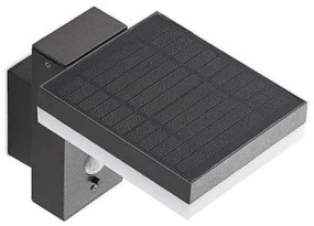 LED kültéri napelemes fali lámpa szenzorral LED/5,5W/3,7V 3000K IP54