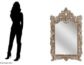 Fali tükör 86x144 cm Baroque – Premier Housewares