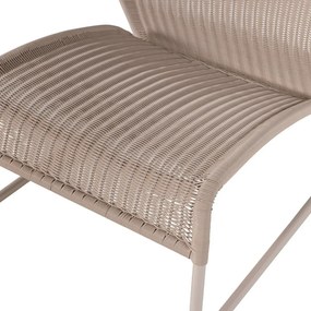 Bézs műrattan kerti fotel West – WOOOD