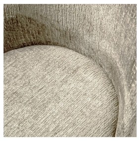 Krémszínű bársony étkezőszék szett 2 db-os Vogue – WOOOD