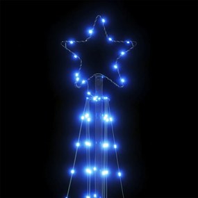 kék LED karácsonyfa 363 LED 182 cm