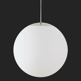 Osmont 62236 Adria S5 Hp függesztett üveglámpa rozsdamentes acél polírozott fehér IP4