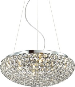 Italux glamour kristály modern függeszték santo króm itxma04995ca-007