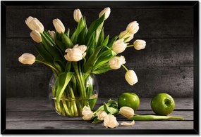 Poszterek keretben 60x40 Tulipánok vázában