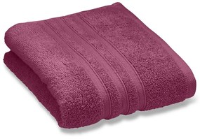 Sötét rózsaszín frottír pamut fürdőlepedő 70x120 cm Zero Twist – Catherine Lansfield