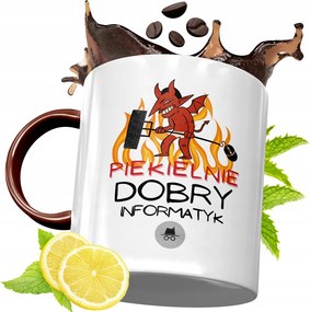 Bordó Bögre Informatikusoknak Születésnapi Ajándék fényképes nyomtatással