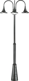 NOVOLUX 672F-L0234B-04 PANA Kandeláber Antracit, Fehér LED IP65