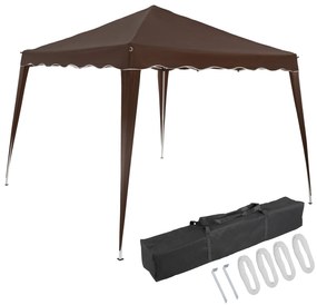 Deuba Kerti pavilon Capri 3x3 m - sötétbarna