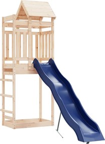 vidaXL tömör fenyőfa kültéri játszószett