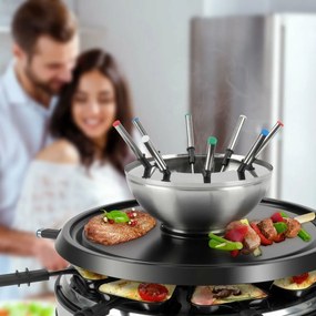 ProfiCook RG/FD 1245 raclette fondü grill 2in1