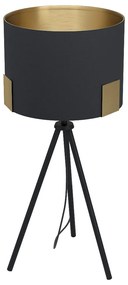 EGLO-39965 TORTOLA Fekete Színű Asztali Lámpa 1XE27 40W IP20