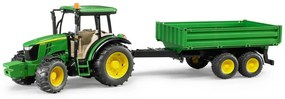 Bruder Farmer 2108 John Deere traktor billenőpótkocsival