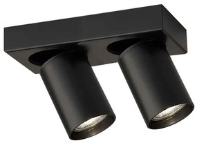 Shilo 7972 - Spotlámpa TARUMI 2xGU10/15W/230V fekete