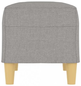 világosszürke szövet pad 70 x 35 x 41 cm