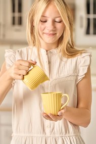 Sárga kerámia kancsó 200 ml MYNTE LEMONADE