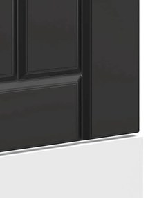 mosogatógép panel Lucca fekete színű fából készült műfa