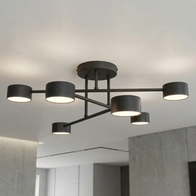 HALO felületre szerelt csillár 6xGX53/10W/230V fekete