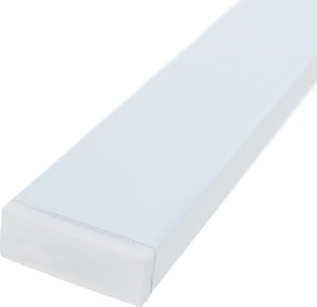 Kerti rakásolható szék, fehér acél/tölgy, BONTO