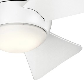 Kichler modern mennyezeti ventilátor sola matt fehér elsklf-sola-34-wht