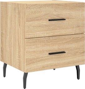 vidaXL sonoma tölgy színű szerelt fa éjjeliszekrény 40 x 35 x 47,5 cm