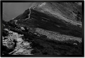 Poszterek keretben 60x40 Tátra Lengyel hegyek Kilátás