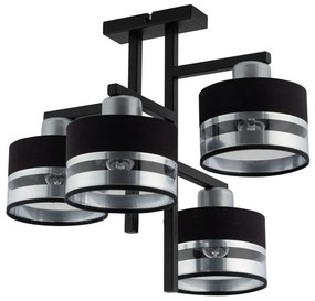 SIGMA LIGHTING 32146 PRO Ernyős Mennyezeti Lámpa Fekete, Ezüst E27 IP20