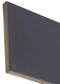 Design fali lámpa szürke alumínium 15 cm LED-del 9W - Skyf