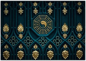 Poszterek 100x70 Absztrakt Arany harmónia