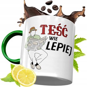 Zöld Bögre Apósnak Születésnapi Ajándéknak, fényképes nyomattal