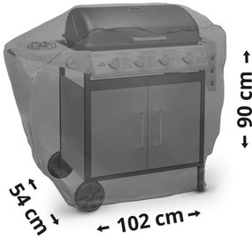 Cattara Gázgrill védőhuzat fekete, 102 cm