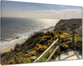 Vászonkép 100x70 Esti kép Balti-tenger