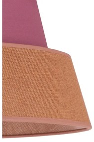 Duolla - Csillár zsinóron GALAXY 1xE27/40W/230V átm. 50 cm rózsaszín