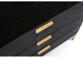 Pimlico fekete szekrény, 75 x 91 cm - Woodman
