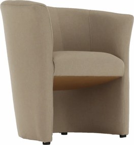 Klub fotel, bézs anyag, CUBA