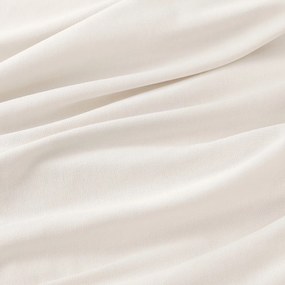 Goldea lenvászon keverék párnahuzat - elefántcsontszín 50 x 50 cm