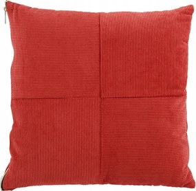 Díszpárnahuzat Pamut piros 45x45cm