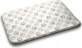 Gumírozott fürdőszobaszőnyeg Kutya Mancsok 75x45