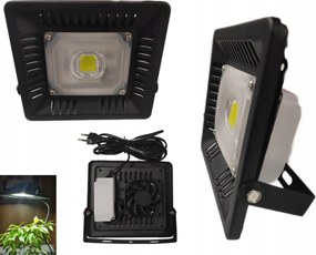 30W fehér Led panel Cob Grow lámpa növényekhez hideg fehér szín 6500K