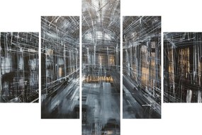 Egy régi épület belsejének képe (150x105 cm)