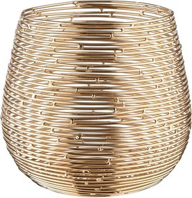 TWINE LIGHT mécsestartó, arany 12,5cm