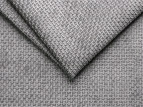 Szürke zsenília sarokkanapé (bal oldali-heverő résszel) Lupine – Micadoni