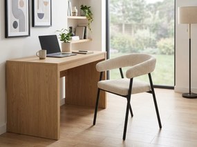 Étkezőszék KATANA fekete lábakkal, bézs