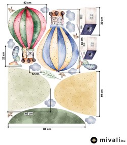 Falmatricák - Hőlégballon kirándulás