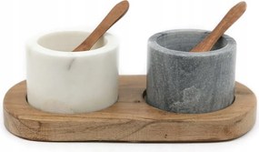 Fűszertartó Szett Fűszertartó Só-borsszóró Márvány