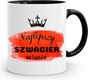 Sógornak Fekete Bögre Születésnapi Ajándék fényképes nyomtatással