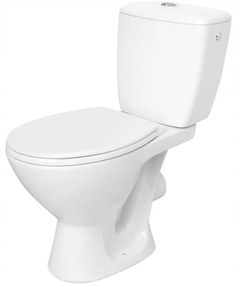 Cersanit Cascade, kombi WC öblítéssel 3 / 6l, vízszintes hulladék + ülőke polipropilénnel, fehér, K100-206