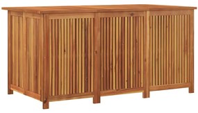 tömör akácfa kerti tárolóláda 150x80x75 cm