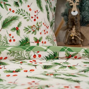 4Home Scotch green pamut ágyneműhuzat, 140 x 220 cm, 70 x90 cm, 140 x 220 cm, 70 x 90 cm