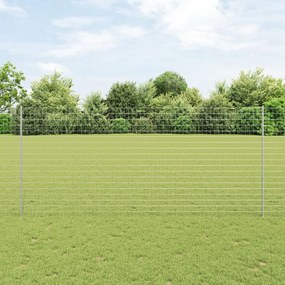 Kerti Kerítésszett 2 db-os készlet Galvanizált acél 10 x 1.4 m