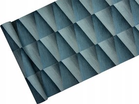 Kék 3D geometrikus kompozíció tapéta